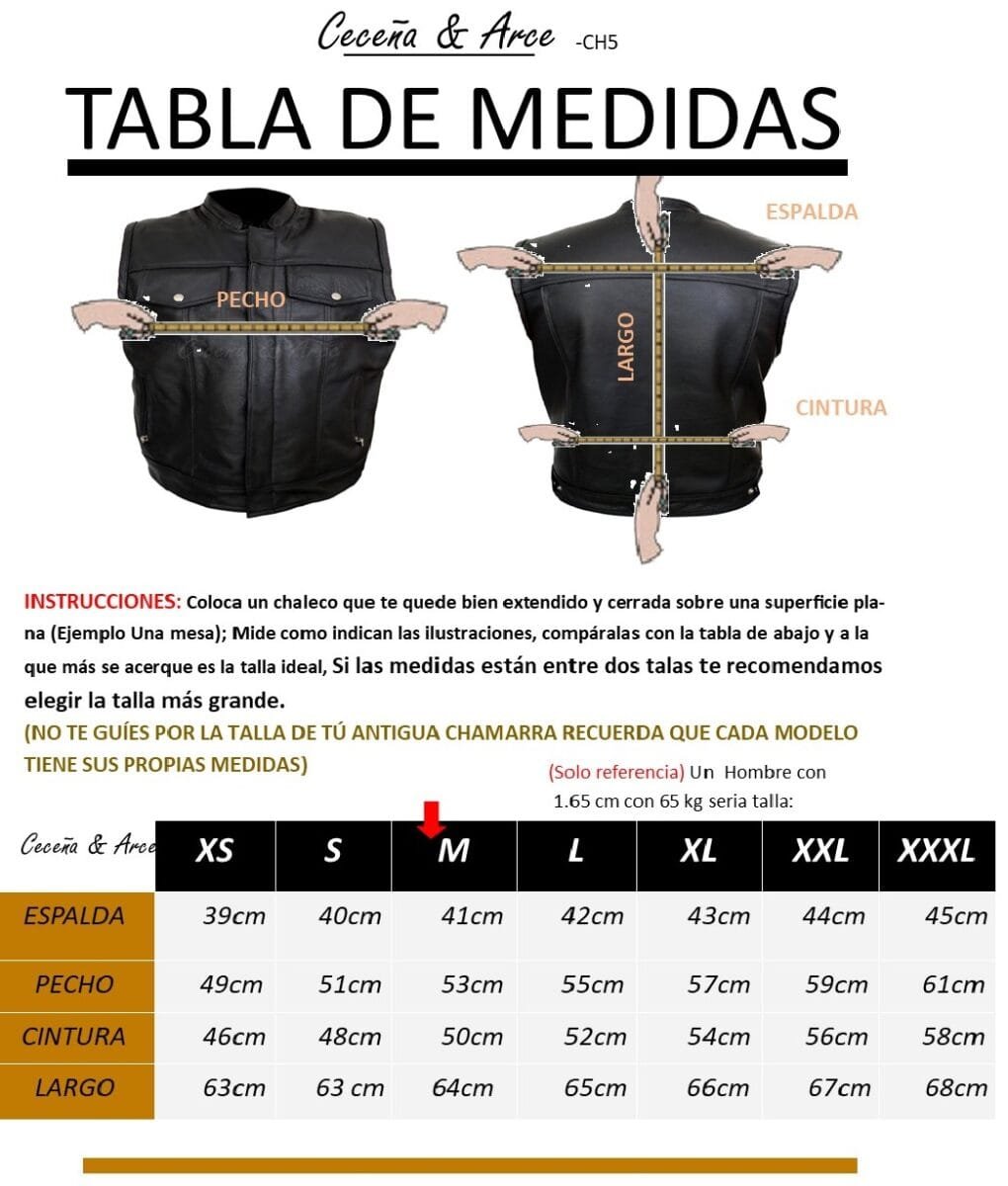 Chaleco de piel para hombre Ch5 - Image 6