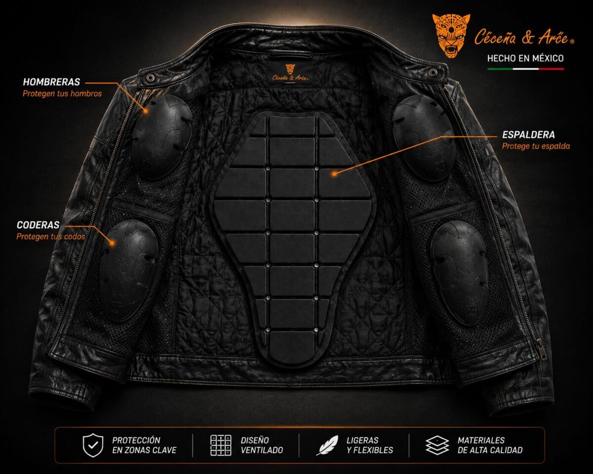 Juego de 5 Protectores para chamarras de motociclistas - Image 4