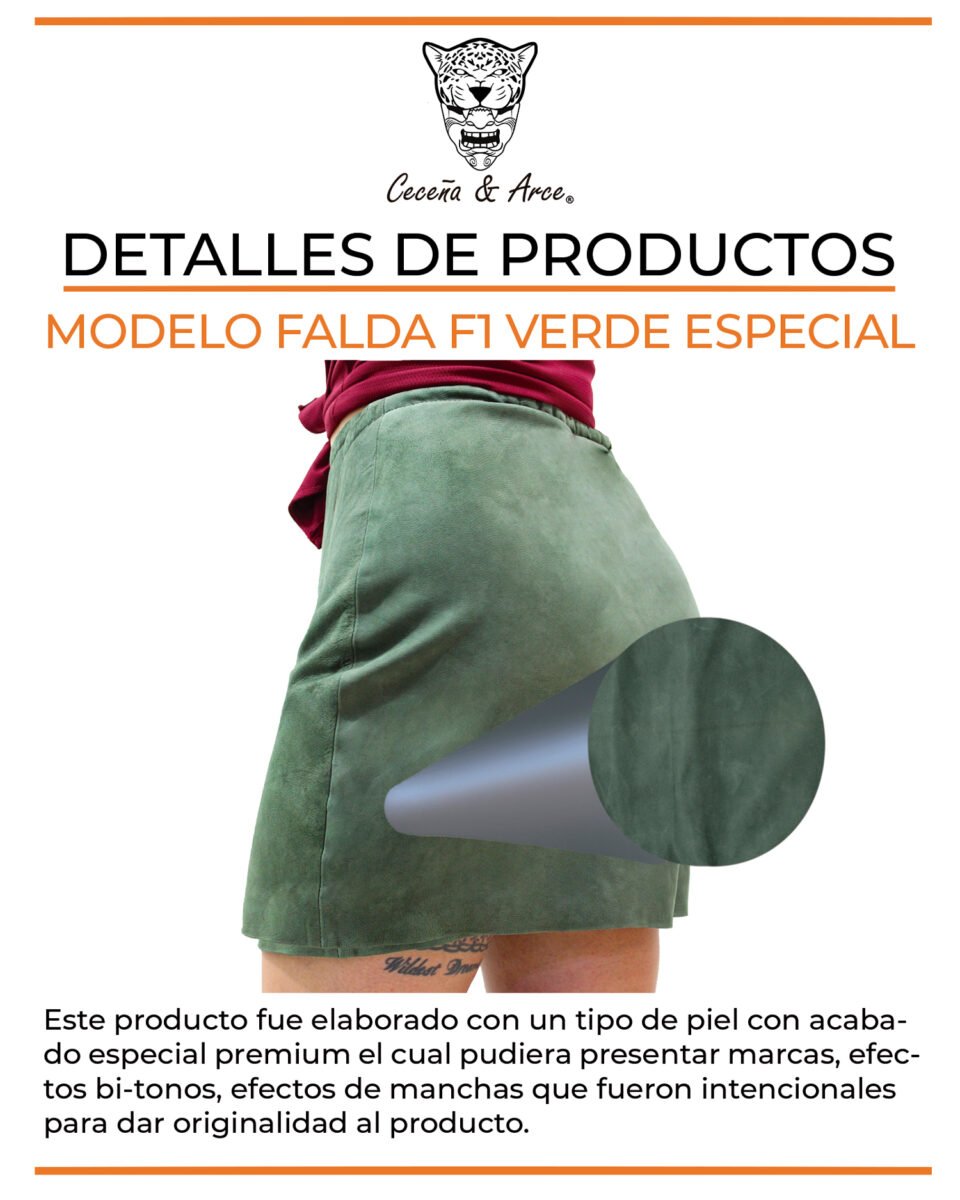 Falda de piel para mujer F1 - Image 11
