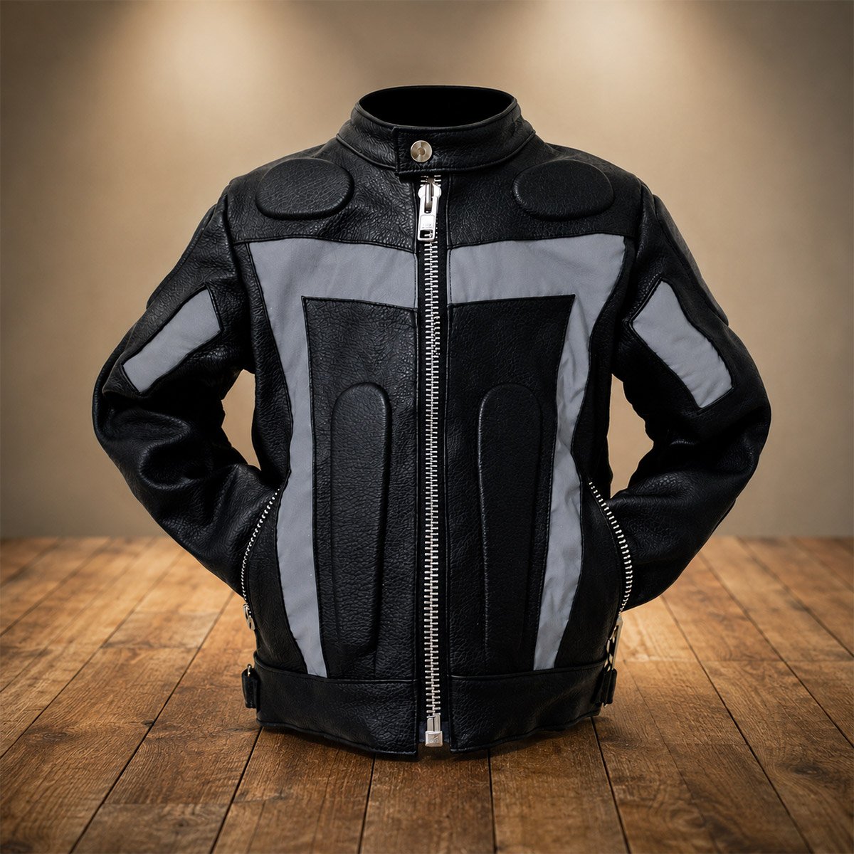 Chamarra Biker para niño Ks21 - Image 8