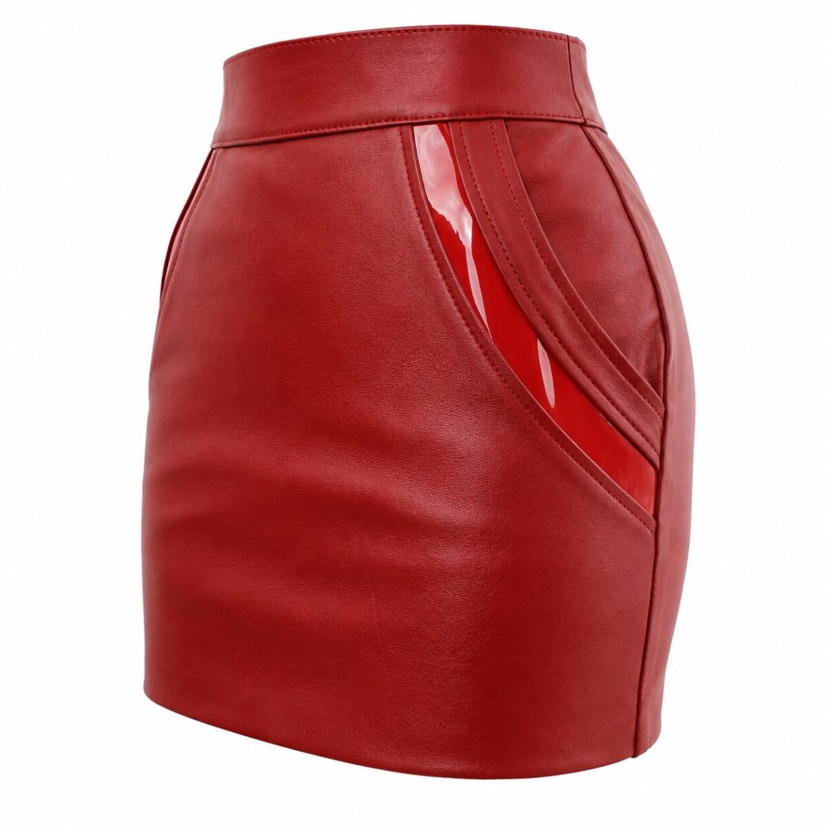 Minifalda De Piel para mujer F2 - Image 12