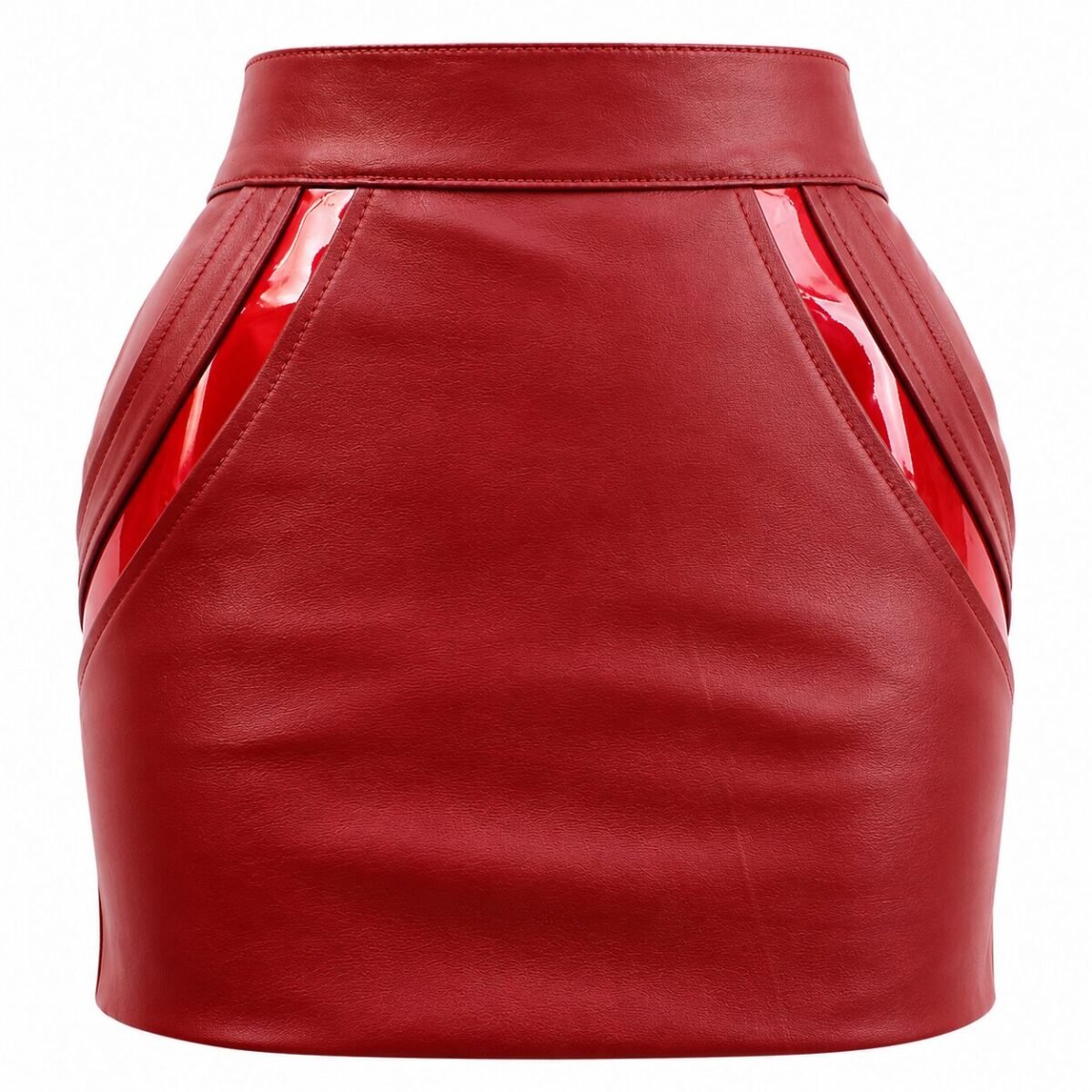Minifalda De Piel para mujer F2 - Image 14