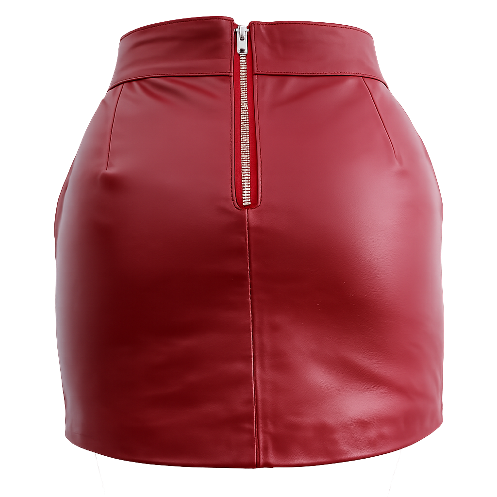 Minifalda De Piel para mujer F2 - Image 15