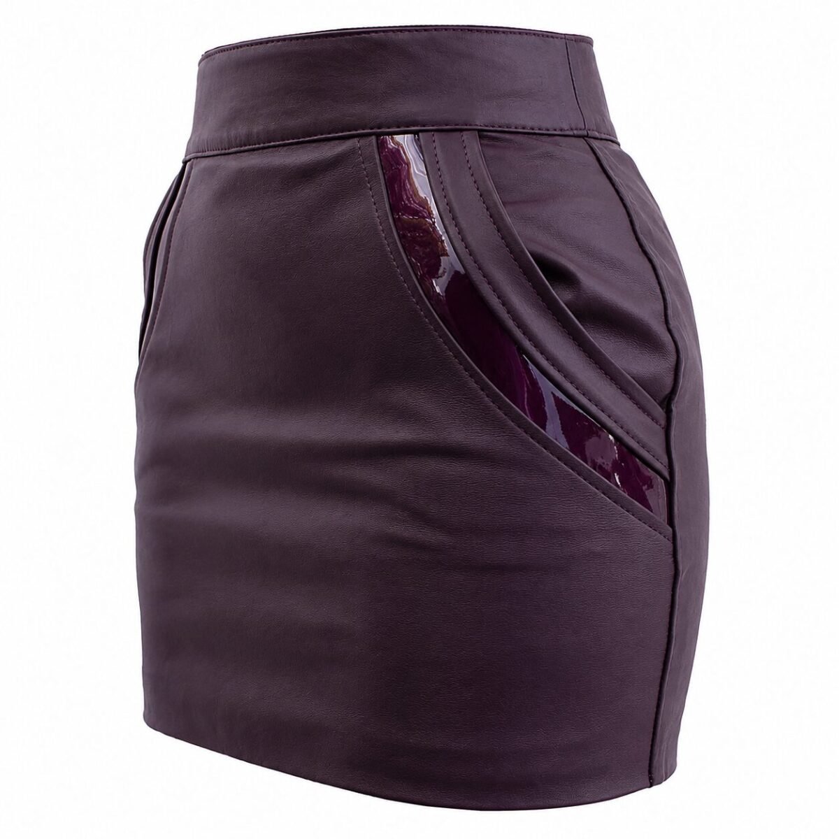 Minifalda De Piel para mujer F2 - Image 20