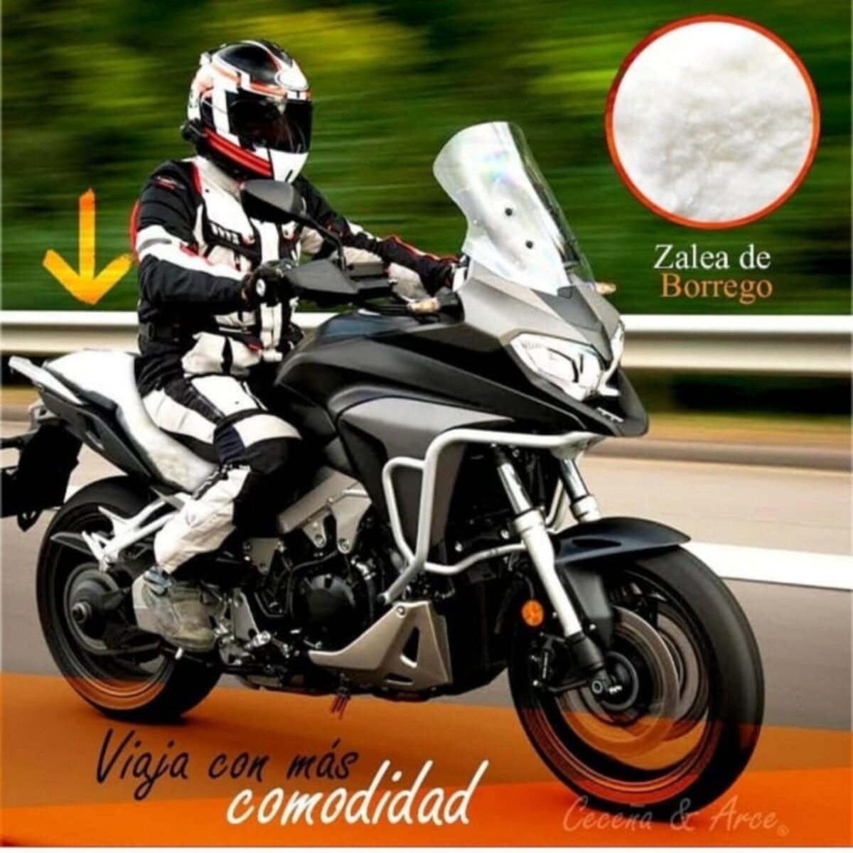 Zalea De Borrego 100% Natural Para Motos, Camas, Enfermos - Image 7