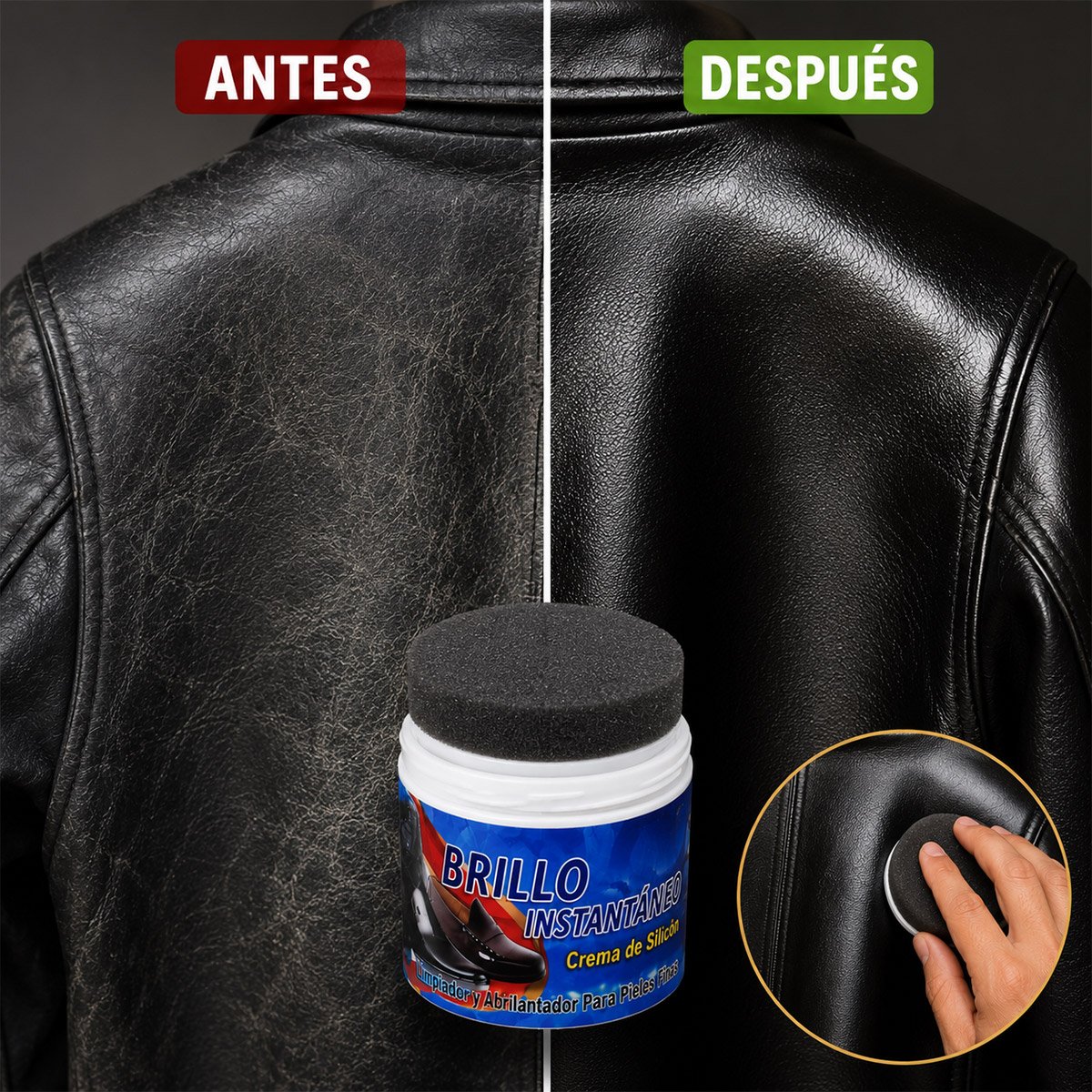 Crema Brillo Humecta Limpia Para Chamarras Y Art. De Piel - Image 3