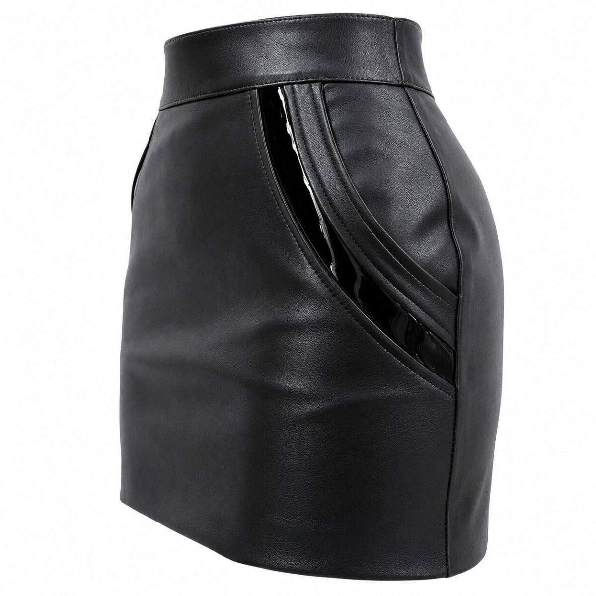 Minifalda De Piel para mujer F2 - Image 8