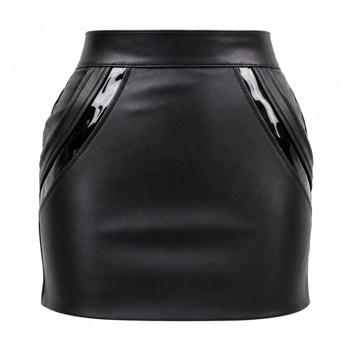 Minifalda De Piel para mujer F2 - Image 7