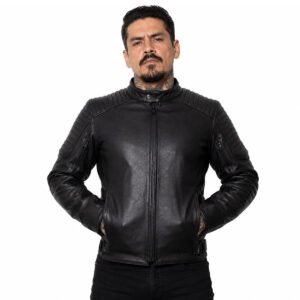 Chamarra Warrior biker para hombre