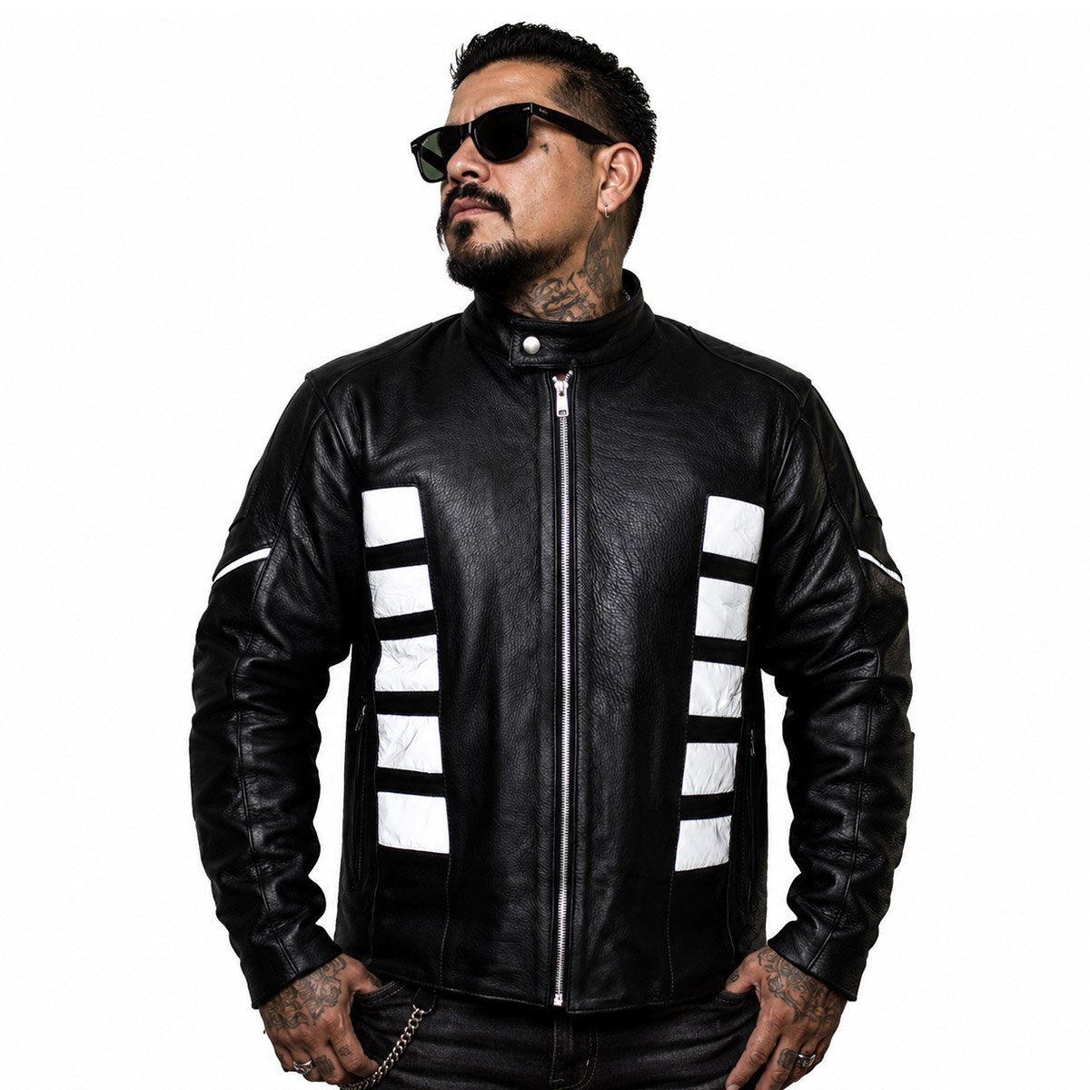 Chamarra biker para hombre Cs20