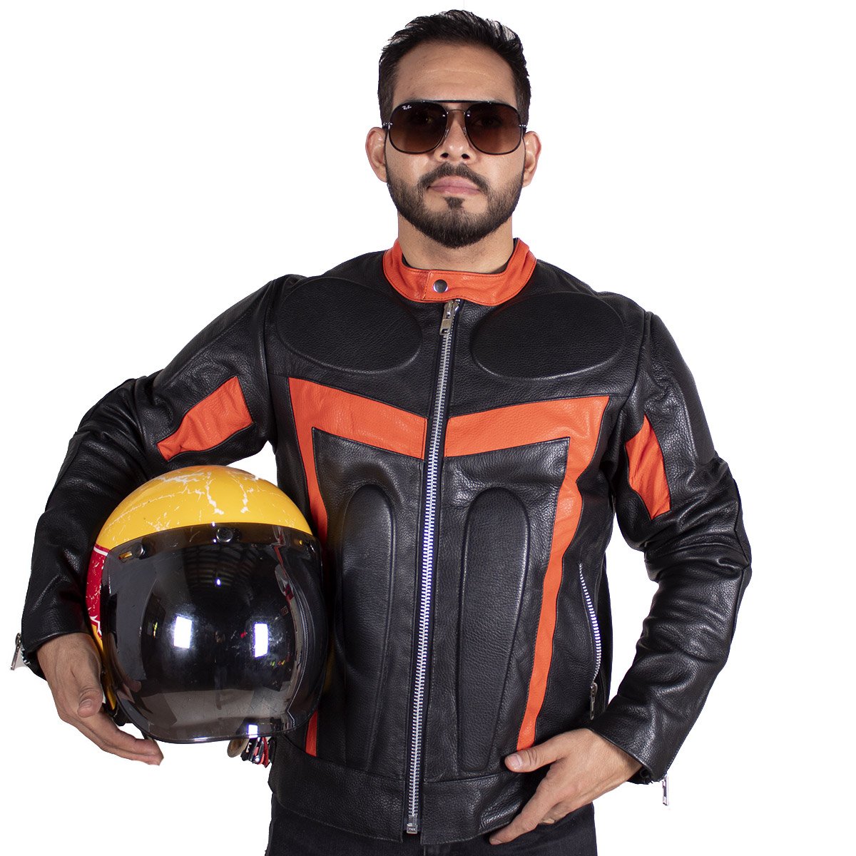 Chamarra biker para hombre CS21 Ahuatzi