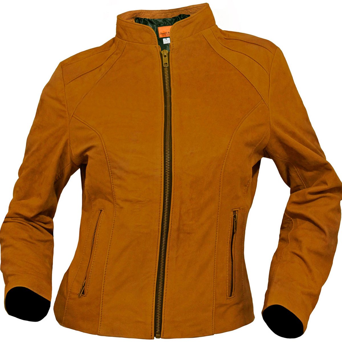 Chamarra de piel para mujer M0 - Image 8