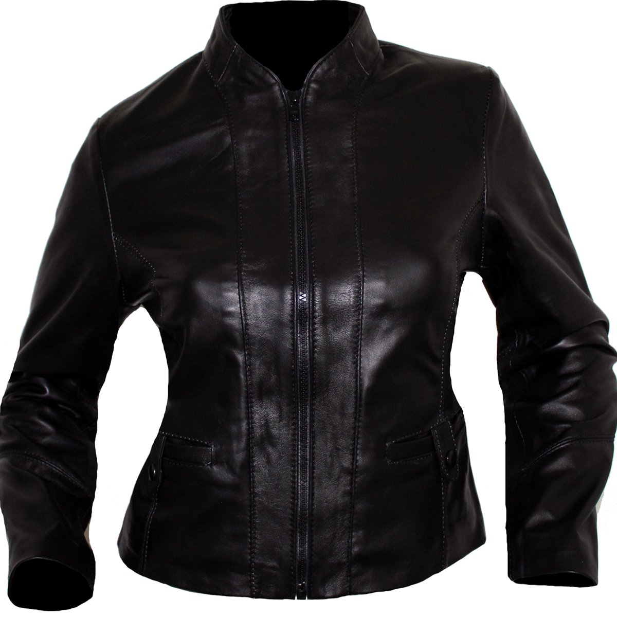 Chamarra de piel para mujer M1 - Image 3