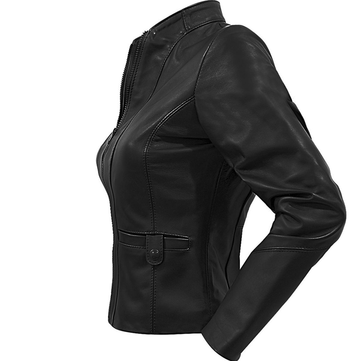 Chamarra de piel para mujer M1 - Image 4