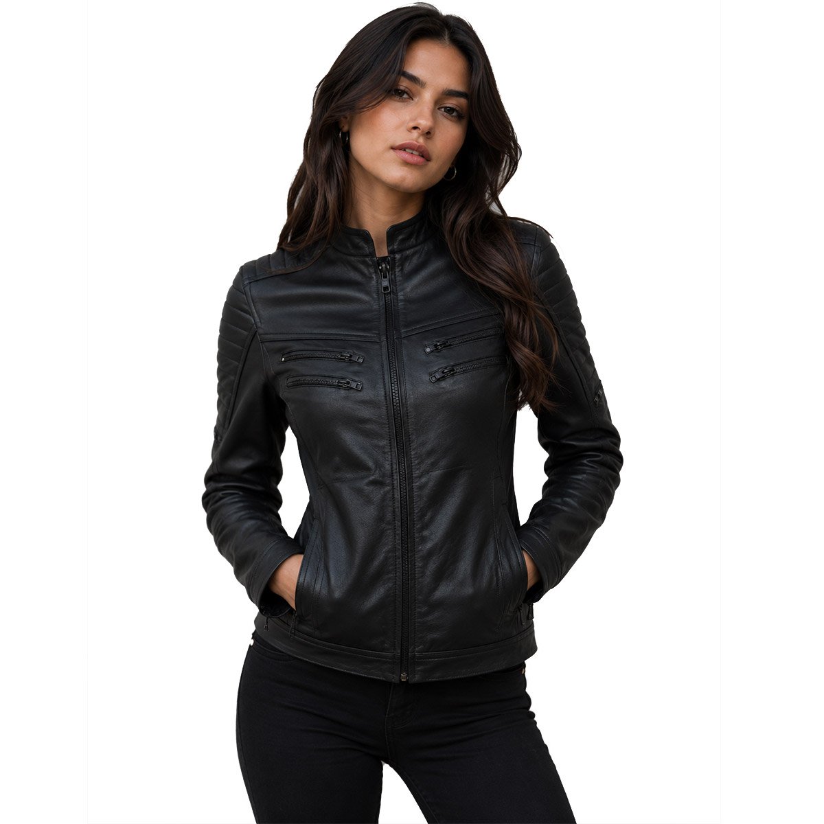 Chamarra de piel para mujer M3