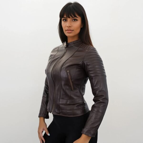 Chamarra de piel M52 CAFE