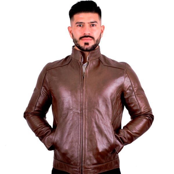 Chamarra de piel para hombre C5 Zolin - Image 2