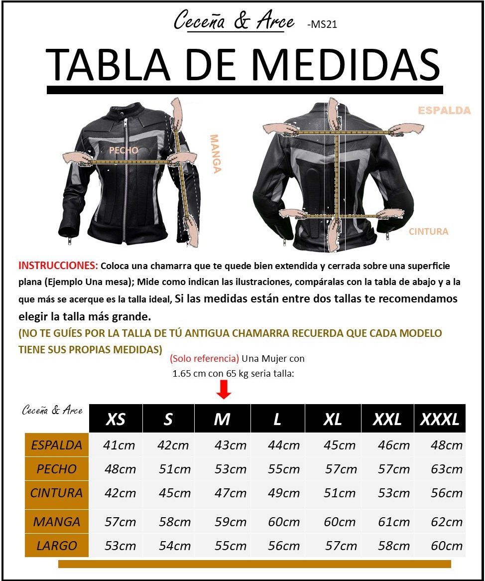 Chamarra biker para mujer MS21 - Image 5