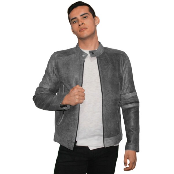 Chamarra biker wolver con protecciones - Image 2