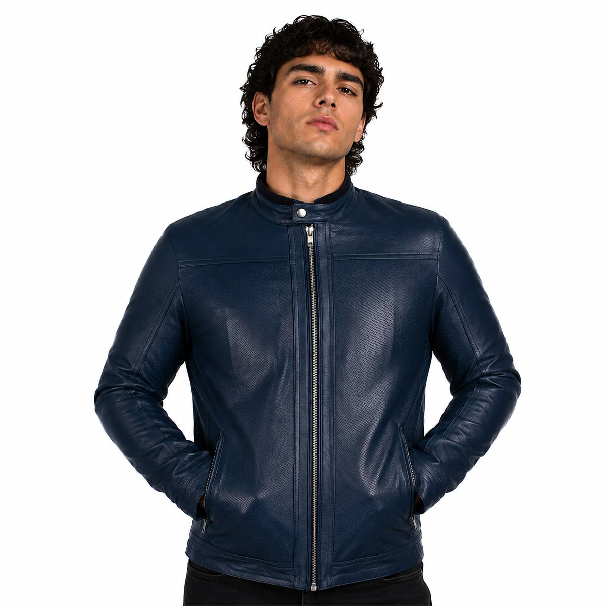 Chamarra de piel para hombre C3 Xochipilli