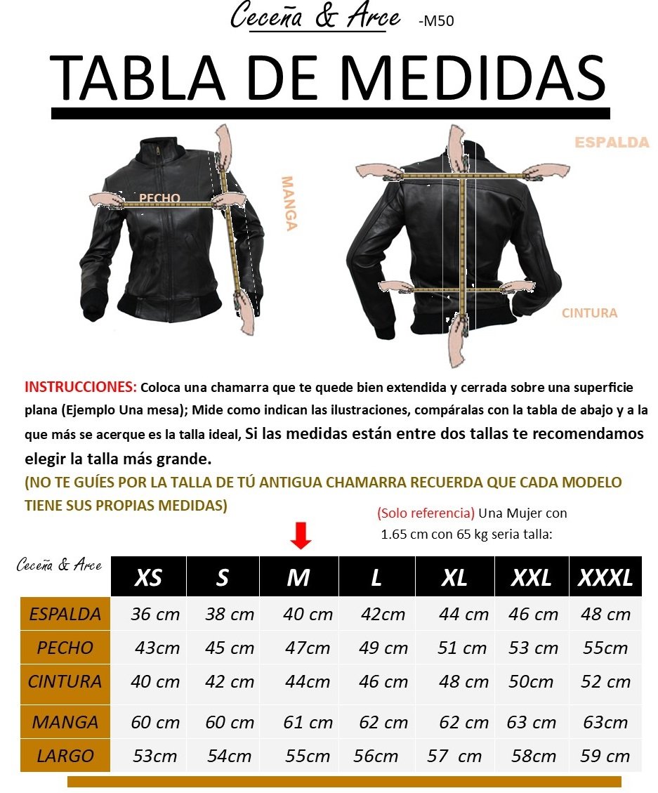 Chamarra de piel para mujer M50 - Image 3