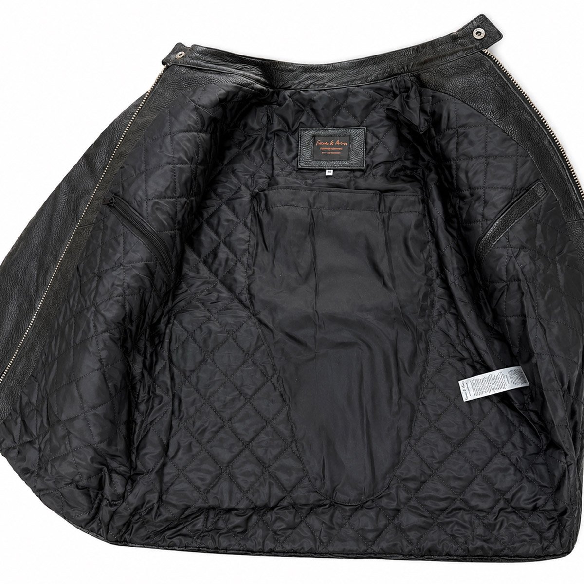 Chamarra de piel para mujer MS21 con protecciones - Image 5