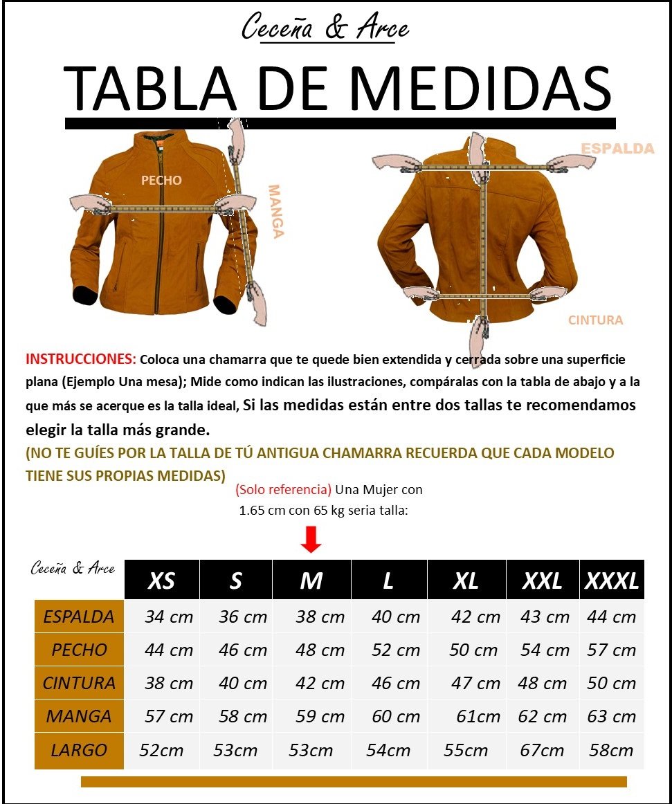 Chamarra de piel para mujer M0 - Image 15