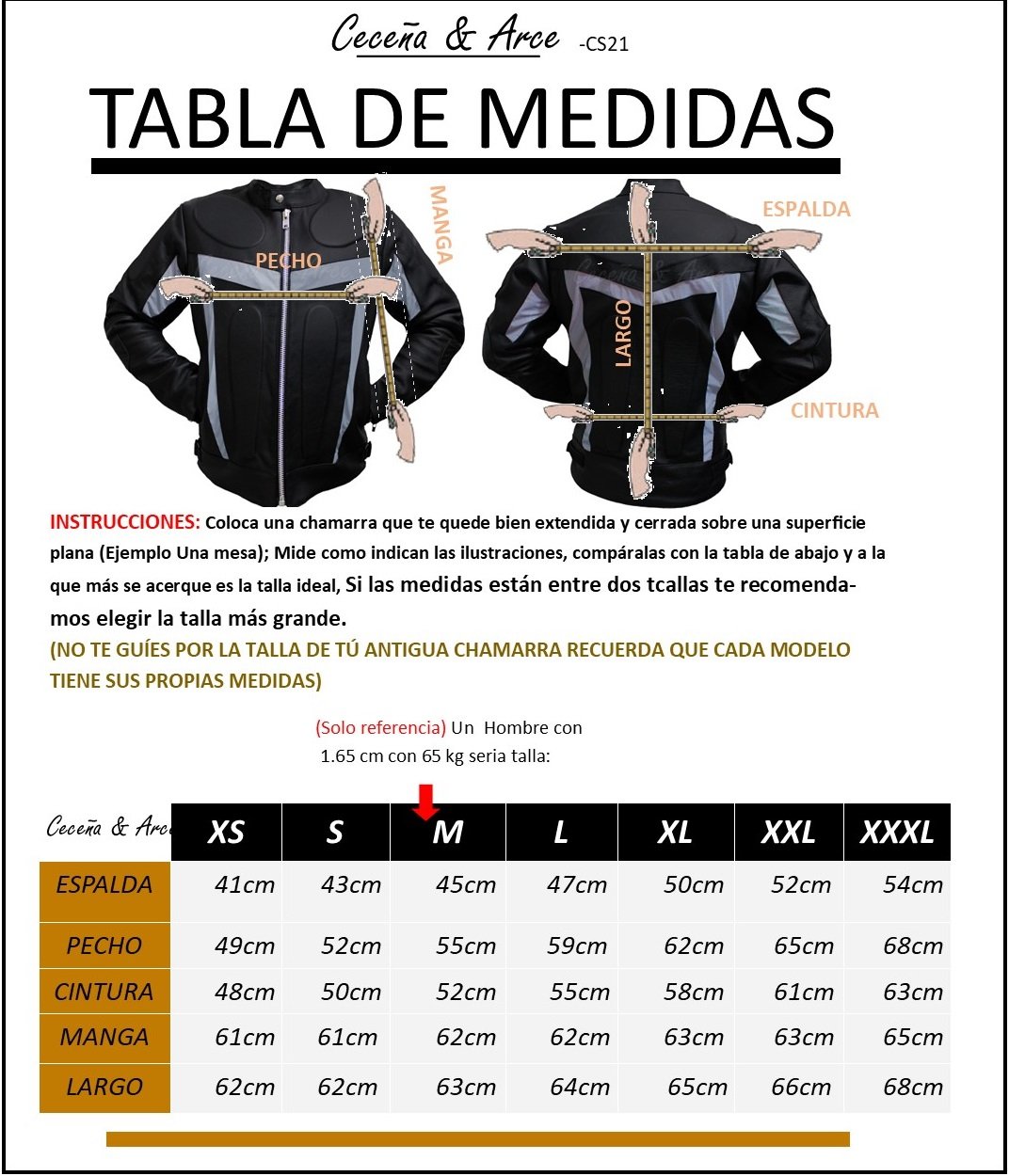 Chamarra biker para hombre CS21 Ahuatzi - Image 4