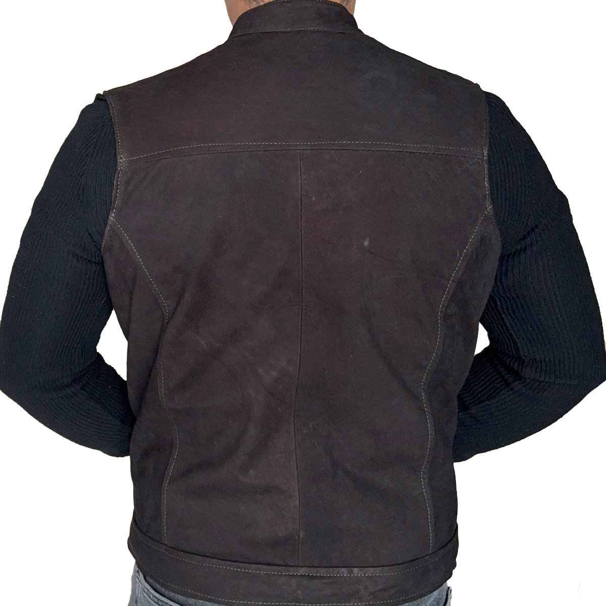 Chaleco de piel para hombre CH70N - Image 5